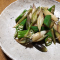 真さん's cooksnap of when they made オクラと茗荷の炒め物.