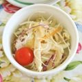 mmameco's cooksnap of when they made 中華くらげとキャベツの千切りでサラダ.
