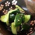 hitocame's cooksnap of when they made きゅうり塩昆布和え.