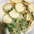 クックMB0955☆'s cooksnap of when they made ＊衣サクサク★ズッキーニの天ぷらお弁当に.