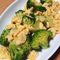 ナーちゃん's cooksnap of when they made ブロッコリーと炒り卵のおひたし.