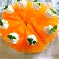 mokocyann's cooksnap of when they made みかんヨーグルトレアチーズケーキ.