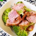 ハナミズキママ's cooksnap of when they made レンチンでブロッコリーとベーコンのマリネ.
