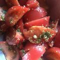 Mado227's cooksnap of when they made 簡単・美味しい(*^^*)トマトのナムル.