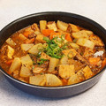 relaxuma's cooksnap of when they made サバ味噌煮缶活用☆大根&厚揚のカレー煮.