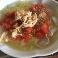 hide7317's cooksnap of when they made 冷やしピリ辛トマツナラーメン.