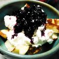 ゆぅーぽ's cooksnap of when they made 簡単ブルーベリーチーズクリームトライフル.