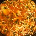 あゆ大好き♡'s cooksnap of when they made キムチの素で簡単★スンドゥブ風スープ.