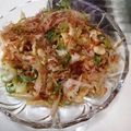 さーパパ's cooksnap of when they made 冷奴★天かすたっぷり揚げ出し豆腐風.