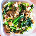 shelly616's cooksnap of when they made サバ缶と小松菜炒め.