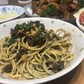 小鳥遊紡's cooksnap of when they made マッシュルームとカリカリにんにくパスタ.