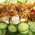 りんむー５５'s cooksnap of when they made 鶏むね肉で作る♡蒸し鶏の香味ソース.