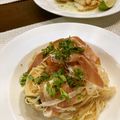 はむりーな's cooksnap of when they made トマトと生ハムの冷製パスタ.