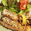 ☆RTK's cooksnap of when they made 【銀鮭のムニエル・マヨマスタードソース】.