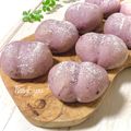 まんまるたまご's cooksnap of when they made 自家製酵母　ブルーベリーのテーブルロール.