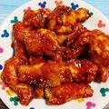 ♡♡おっきぃーの♡♡'s cooksnap of when they made 簡単で美味しい！！本格ヤンニョムチキン.