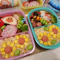 mutsu＊'s cooksnap of when they made 【キャラ弁】コーンのヒマワリ弁当.