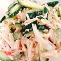 KAORULALA's cooksnap of when they made えのきときゅうりとカニかまのわさびマヨ.