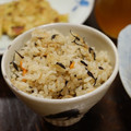 クニカニ's cooksnap of when they made ゆず胡椒香る・ひじきとツナ☆炊き込みご飯.