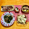 komutatata's cooksnap of when they made 簡単おつまみ☆トマトキムチに温玉のせて♪.