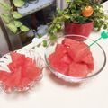 kpえもん♪'s cooksnap of when they made スイカをどんどん食べれちゃう切り方♡.