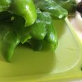 おうちごはん☆'s cooksnap of when they made ピーマンの種の取り方.