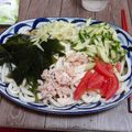 ハモーサ✩385's cooksnap of when they made ☆野菜たっぷりサラダうどん☆.