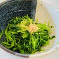 ウキウキるんるん♫'s cooksnap of when they made 三つ葉のお浸し.
