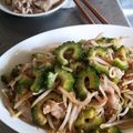 mia★ami's cooksnap of when they made 卵なしゴーヤチャンプル.