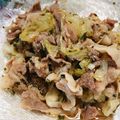 ねぞろ's cooksnap of when they made 豚こまときゃべつの塩こうじ和え.