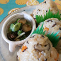 たまさぶろうの部屋's cooksnap of when they made 山菜と鶏ももの炊き込みごはん(*^^*).