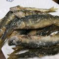ウサキング's cooksnap of when they made 旬の鮎のからあげ.