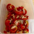 向日葵くっく's cooksnap of when they made 天日干しだけ♪セミドライトマトの作り方.