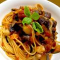 めめめぴっぐ's cooksnap of when they made パスタ（シーフード＆茄子とトマトのスパ）.