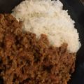 hah1231's cooksnap of when they made 簡単スパイスキーマカレー.