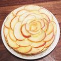 ruru259468's cooksnap of when they made ♡薔薇りんごのさつま芋チーズケーキ♡.