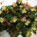 azzurro3's cooksnap of when they made レンジで簡単！オクラのおかかあえ.