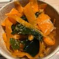k-e-i's cooksnap of when they made ヒラヒラ人参とワカメの中華サラダ.
