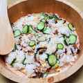 ねこのおかあさん☆'s cooksnap of when they made うなぎと卵と胡瓜の混ぜ寿司.