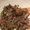 クックXNDD8Q☆'s cooksnap of when they made ニラ好きのための納豆チャーハン.