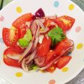 ♡夢☆愛♡'s cooksnap of when they made 紫玉ねぎとトマトのバジルマリネ.
