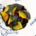 horseland's cooksnap of when they made カボチャと黒大豆の煮物.