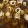 roseclover's cooksnap of when they made めんつゆで簡単★油揚げとちくわのお吸い物.