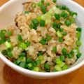nicoNether's cooksnap of when they made 市販なめ茸で！なめ茸とツナの炊き込みご飯.