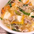 クックXEMCYC☆'s cooksnap of when they made 市販のスープの素で酸辣湯麺.