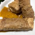 Comodarc's cooksnap of when they made ★豚ももスライスで豆腐巻き巻き焼き★.