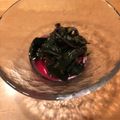 烏龍茶梅's cooksnap of when they made 金時草の美しい酢の物.