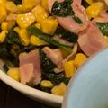 ぱん奈っこ's cooksnap of when they made ほうれん草とベーコンのコーンバター.