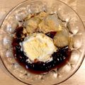 ふたごママちゃん's cooksnap of when they made 白玉あずき☆バニラアイス添え.