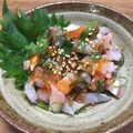 たかけろ☆'s cooksnap of when they made アジのタタキのコチュジャンソース☺️.